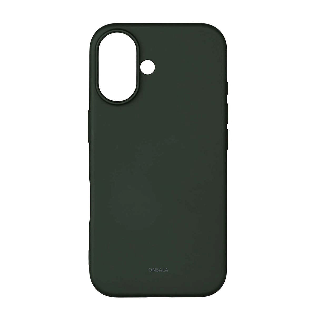 GEAR Onsala iPhone 16 Silikon Deksel - MagSafe-kompatibelt - Olive Green