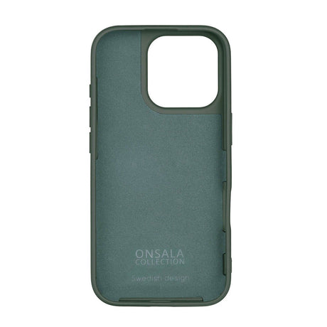 GEAR Onsala iPhone 16 Pro Silikon Deksel - MagSafe-kompatibelt - Olive Green