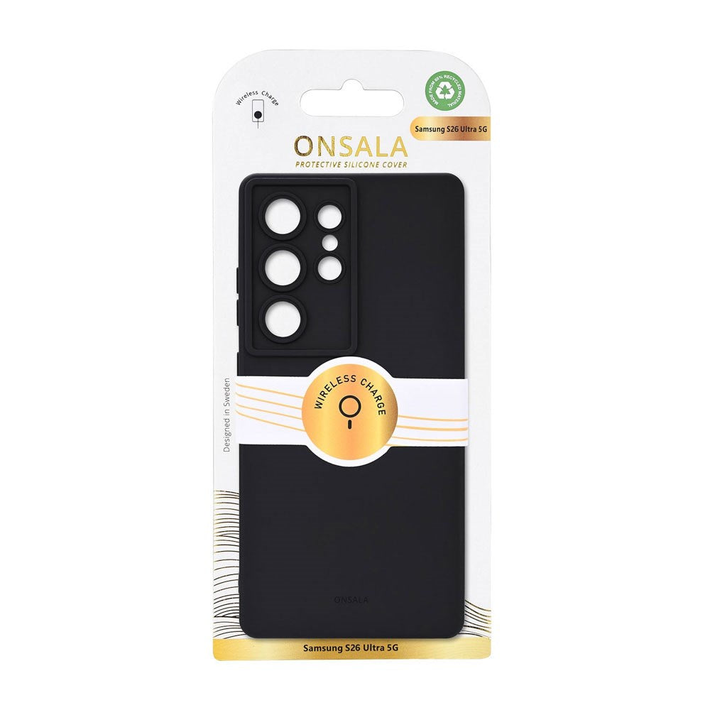 Samsung Galaxy S26 Ultra Onsala Silikon Deksel - MagSafe Kompatibel - Black