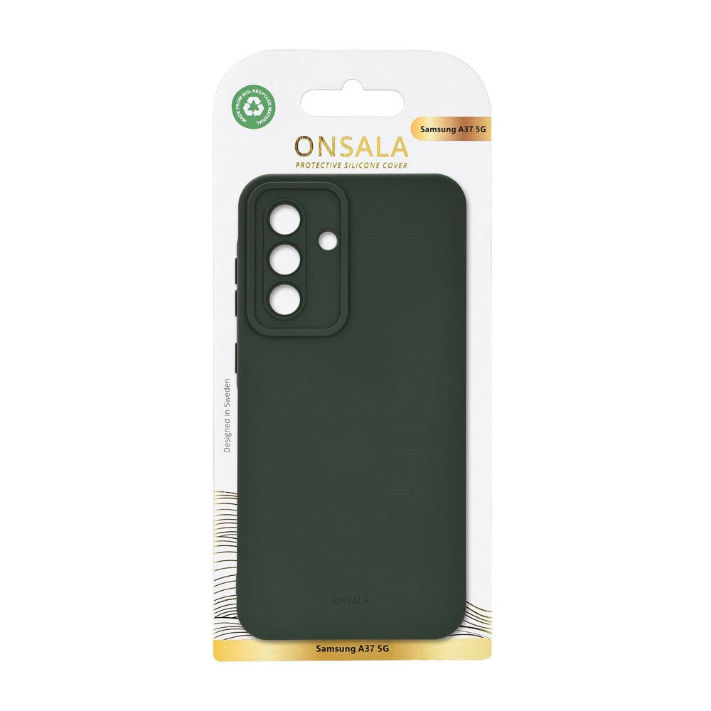 Samsung Galaxy A37 Onsala Silikon Deksel – Olive Green