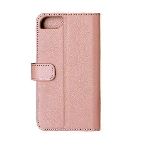 iPhone SE (2022/2020)/8/7 GEAR ONSALA Wallet Ekte Skinn Deksel Pink