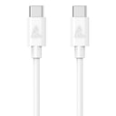 Smartline (3A/15W) USB-C til USB-C Kabel 2 med - Hvit