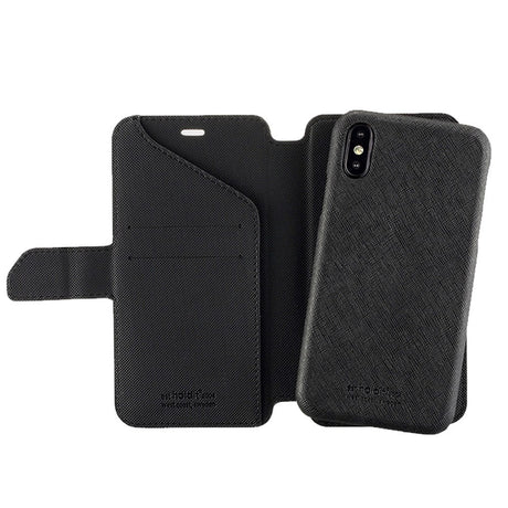 Holdit iPhone XR Wallet Magnet Deksel - Stockholm Black