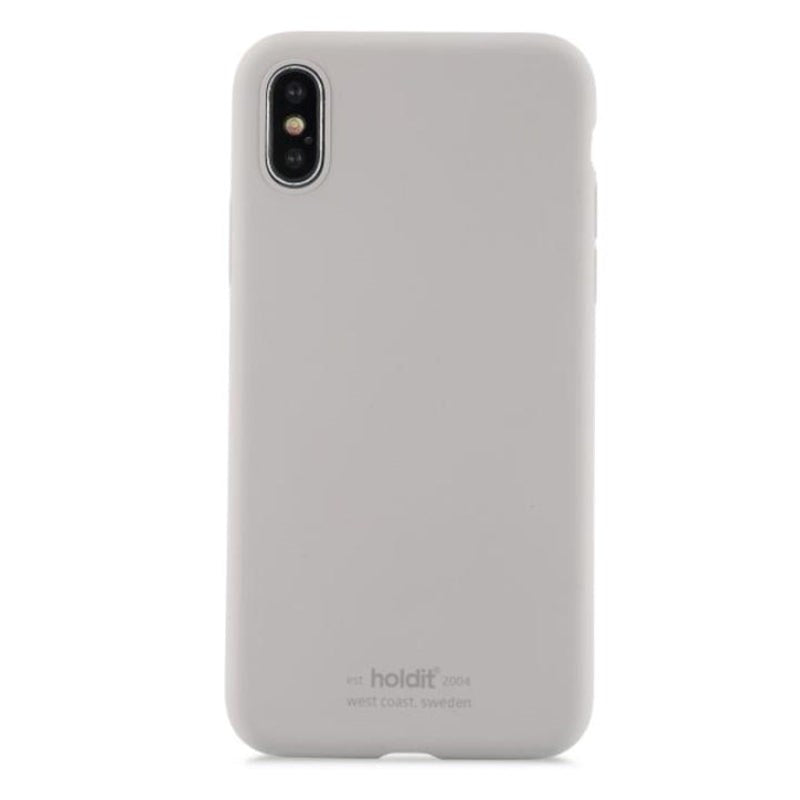 Holdit iPhone X / Xs Soft Touch Silikon Deksel - Grå