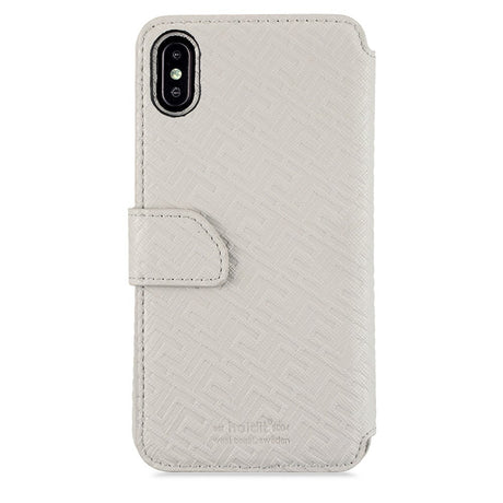 Holdit iPhone XS Max Wallet Magnet Deksel - Stockholm Celia Taupe