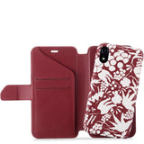 Holdit iPhone XR Wallet Magnet Deksel - Stockholm Tropical White