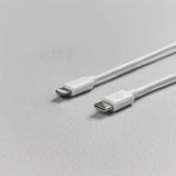 Smartline (3A/15W) USB-C til Lightning Kabel 1 m. - Hvit