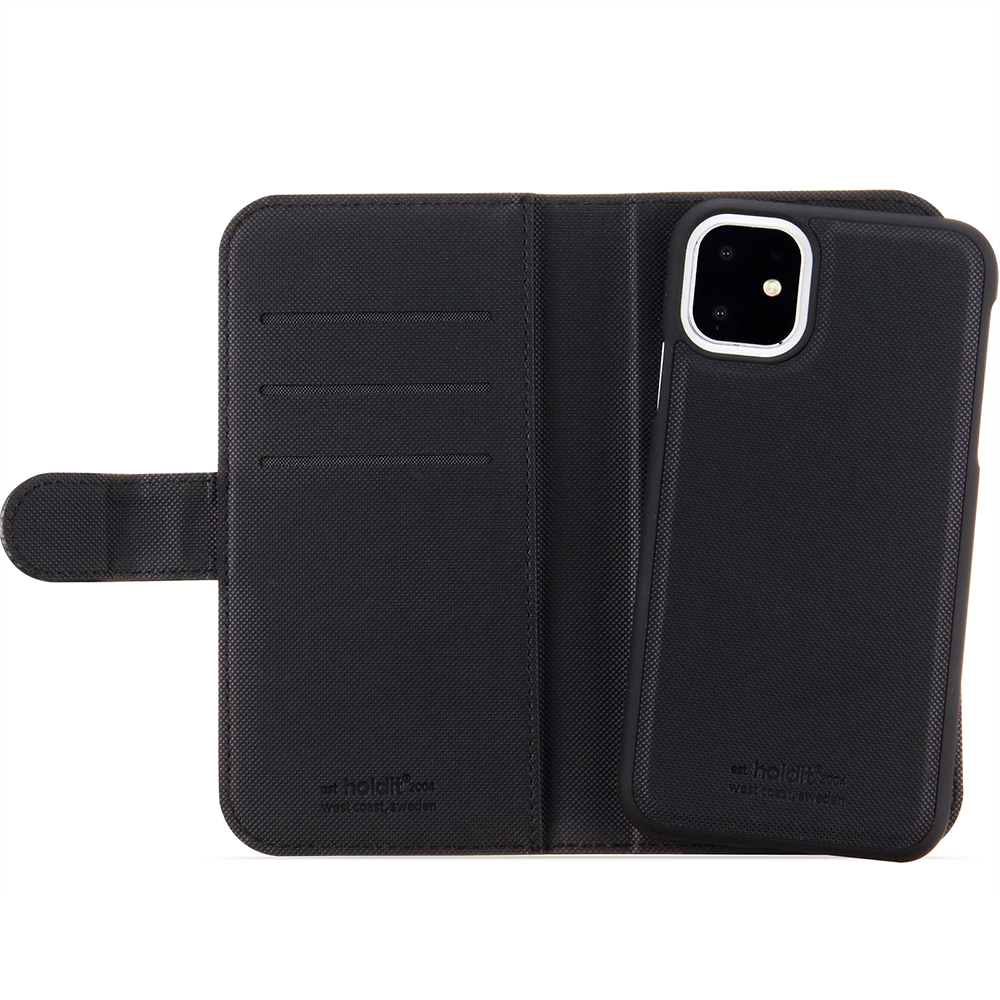 Holdit iPhone 11 Wallet Magnet Case - Svart