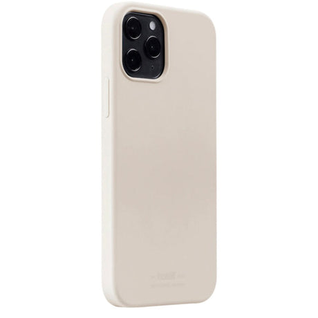 Holdit iPhone 12 / 12 Pro Soft Touch Silikon Deksel - Light Beige