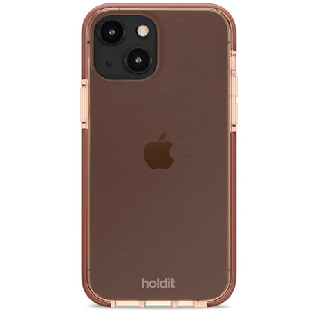 Holdit iPhone 13 Seethru Deksel - Dark Brown