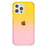 Holdit iPhone 13 Pro Seethru Deksel - Gradient Bright Pink/Orange Juice