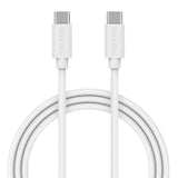 Smartline (3A/15W) USB-C til USB-C Kabel 3 m - Hvit