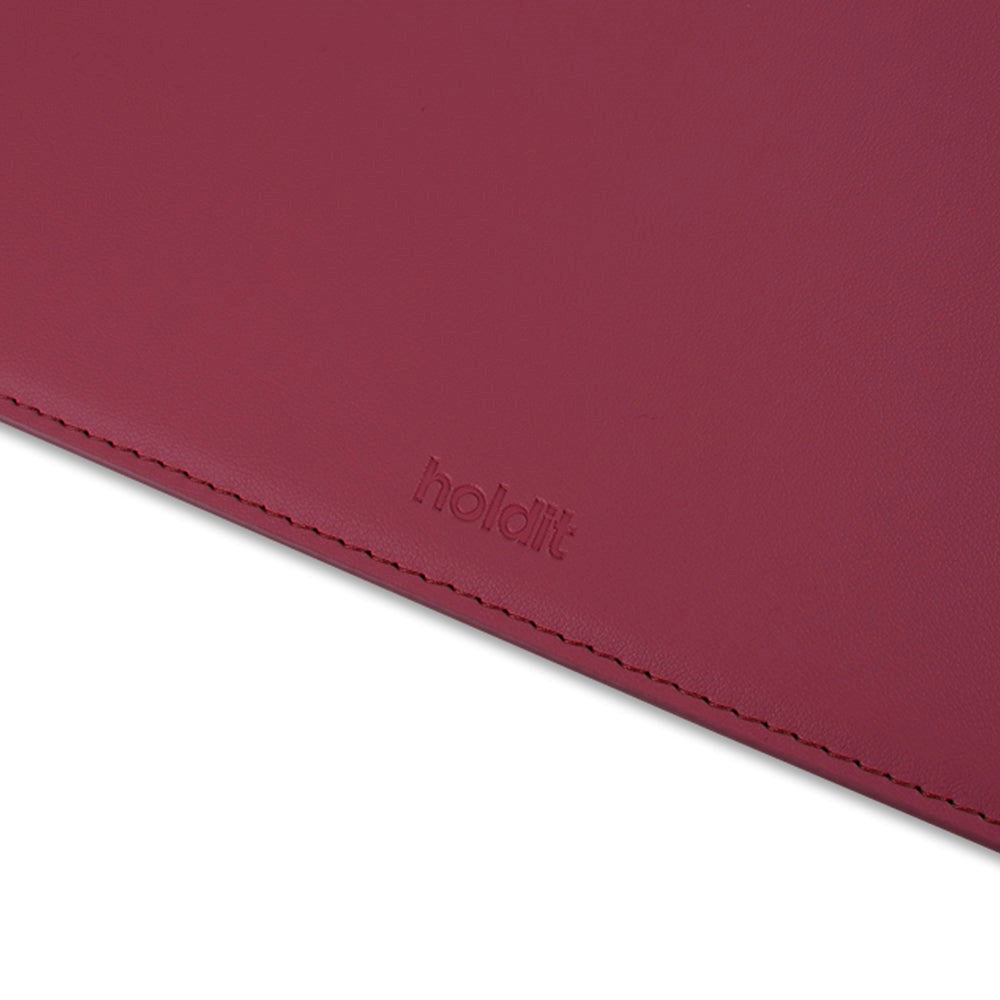 Holdit MacBook / Laptop 14" Sleeve i Kunstskinn (32,5 x 22,7 x 2 cm) - Red Velvet