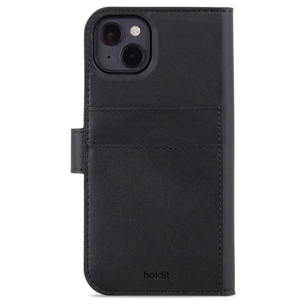 Holdit iPhone 15 Plus Wallet Case Magnet Plus - Flip Deksel - Black