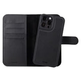 Holdit iPhone 15 Pro Max Wallet Case Magnet Plus - Flip Deksel - Black