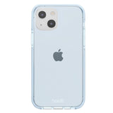 Holdit iPhone 14 / 13 Seethru Deksel - Mineral Blue