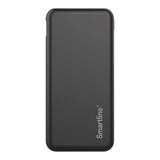 Smartline 22,5 W Powerbank - 1 x USB-A (QC) og 2 x USB-C (PD) - 10000 mAh - Svart