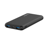 Smartline 22,5 W Powerbank - 1 x USB-A (QC) og 2 x USB-C (PD) - 10000 mAh - Svart