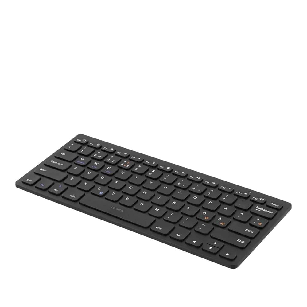 Universal Deltaco Bluetooth Keyboard TB-631 med Nordisk Tastatur Svart