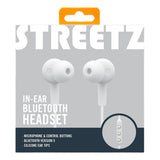 Streetz Wireless Bluetooth Headset - Hvit