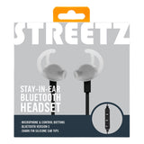 Streetz Wireless Bluetooth Sport Stay In-Ear Headset - Svart