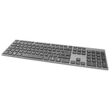 Deltaco Slim Aluminium Trådløst tastatur - Svart