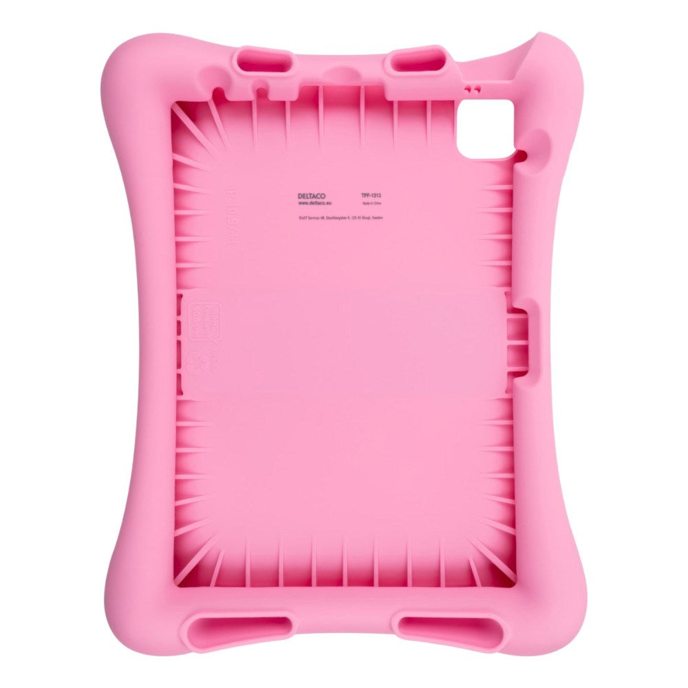 iPad Air 11 (2025 / 2024) / iPad 10.9" (2024 / 2022) / iPad Pro 11 (2022 / 2021 / 2020) Deltaco Silikon Barnedeksel - Rosa