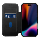 X2O iPhone 17 Pro Max Mag Wallet Flip Deksel med Kortholder - Svart