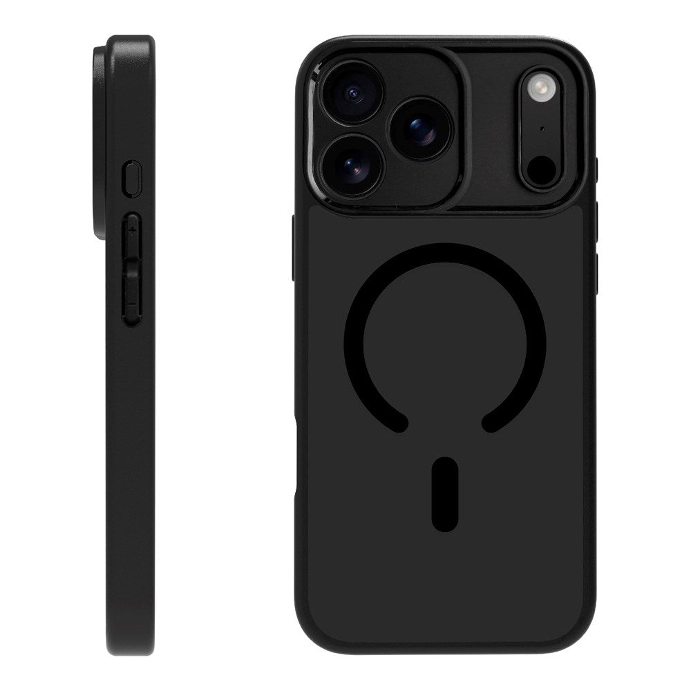 X2O iPhone 17 Pro Max Mag Frosted Deksel - MagSafe Kompatibel - Matt Svart