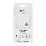 X2O iPhone 17 Pro Max Super Slim Deksel - Gjennomsiktig