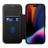 X2O iPhone 17 Pro Mag Wallet Flip Deksel med Kortholder - Svart