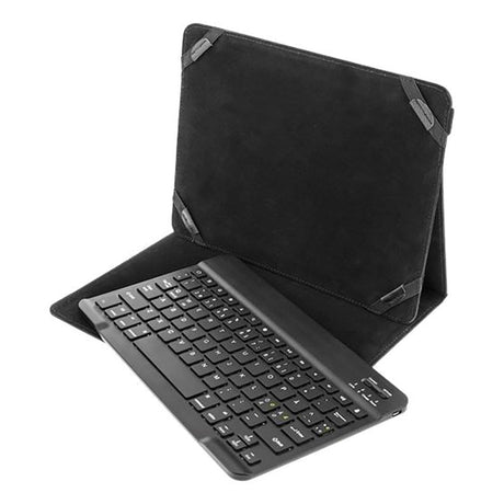 Deltaco nettbretttastatur med etui og nordisk layout (225 x 165 mm-245 x 185 mm) - Svart