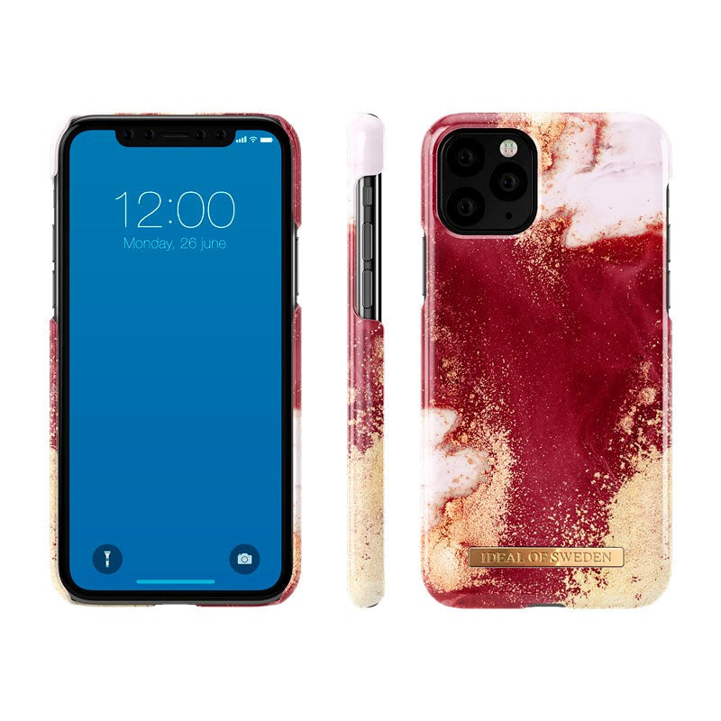 iDeal Of Sweden iPhone 11 Pro Fashion Case Burgundy Marble