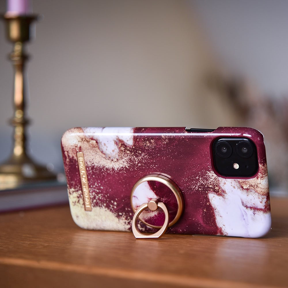 iDeal Of Sweden iPhone 11 Pro Fashion Case Burgundy Marble