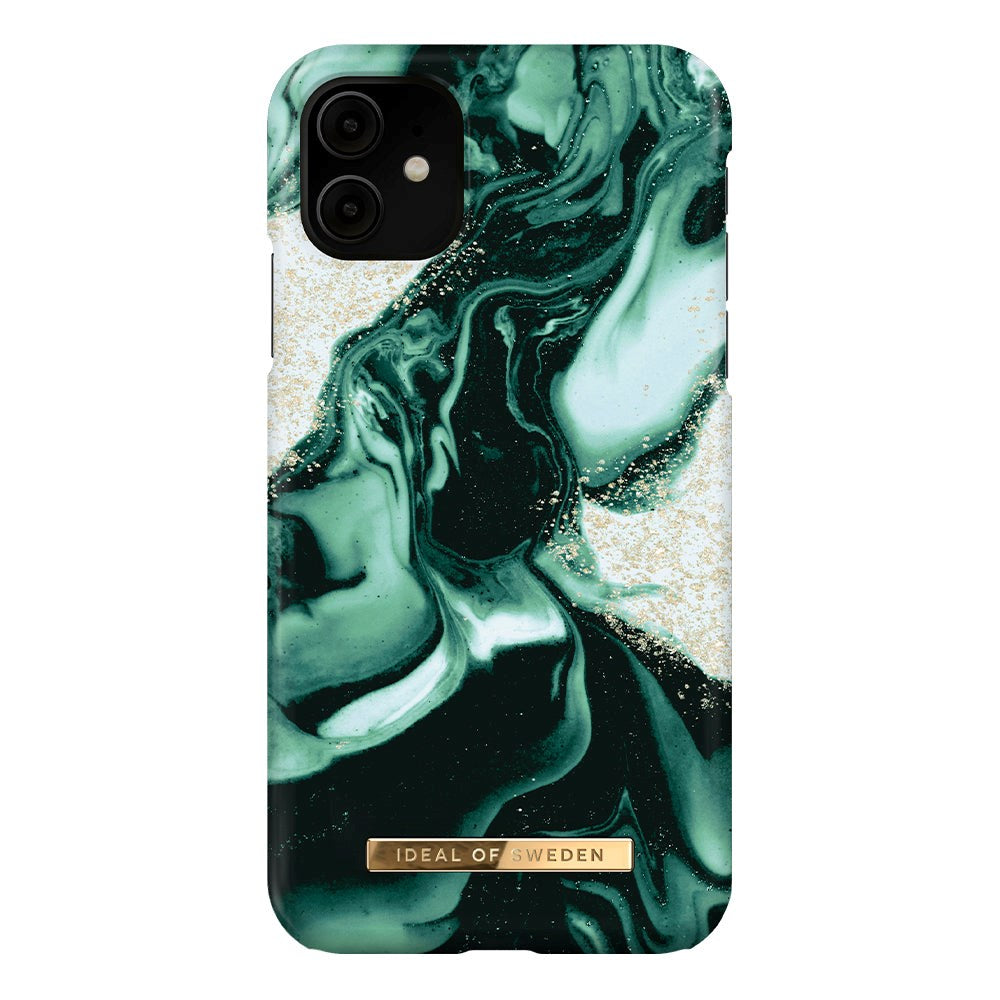 iDeal Of Sweden iPhone 11 Fashion Deksel Golden Olive Marble