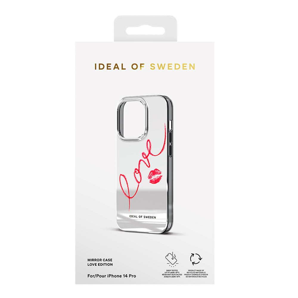 iPhone 14 Pro iDeal Of Sweden Mirror Deksel - Love Edition