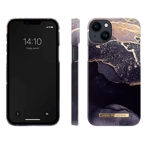 iDeal Of Sweden iPhone 14 Plus Fashion Deksel - Golden Twilight Marble