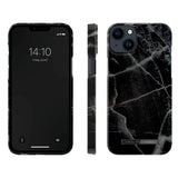 iDeal Of Sweden iPhone 14 Plus Fashion Deksel - Black Thunder Marble