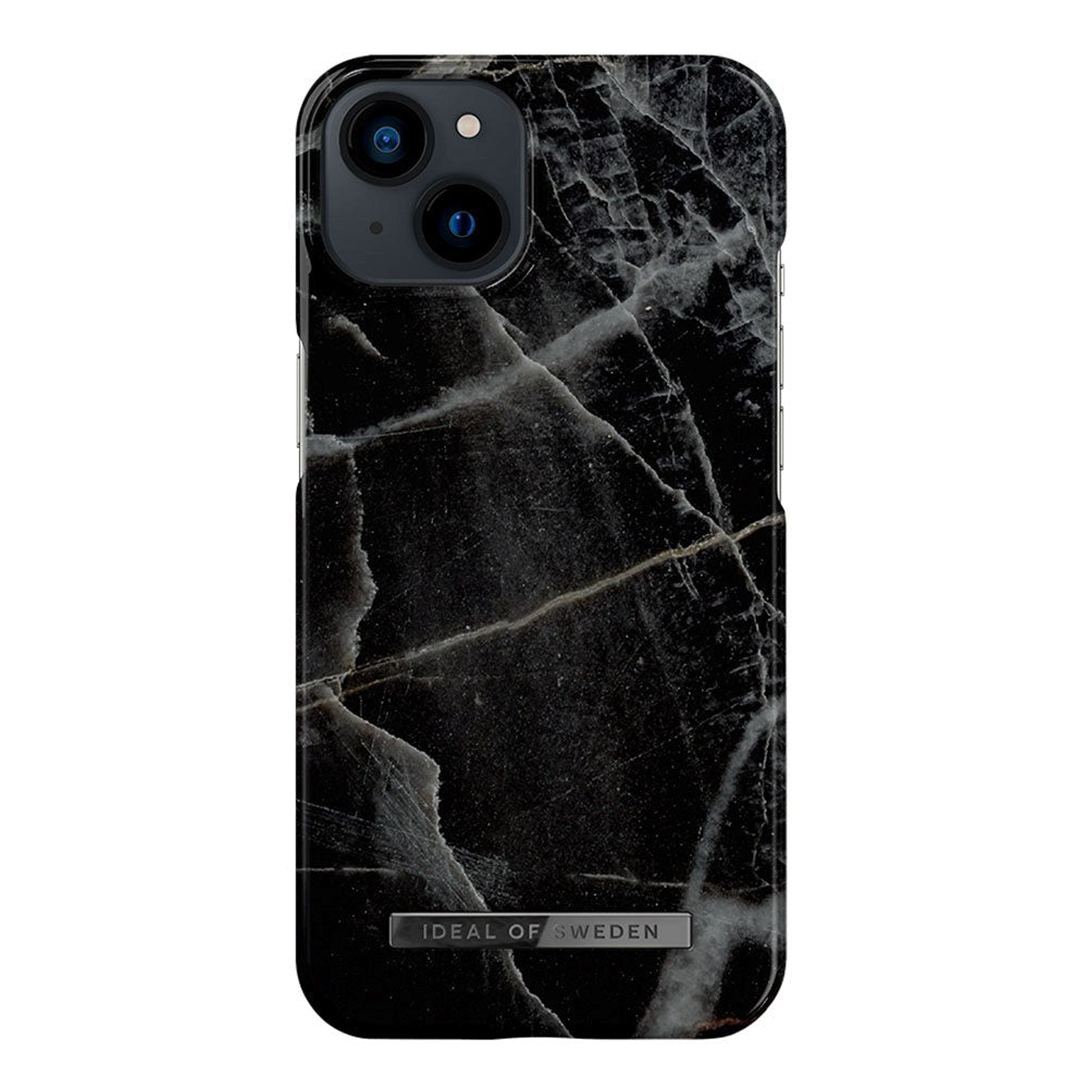 iDeal Of Sweden iPhone 14 / 13 Fashion Deksel - MagSafe-Kompatibel - Black Thunder Marble