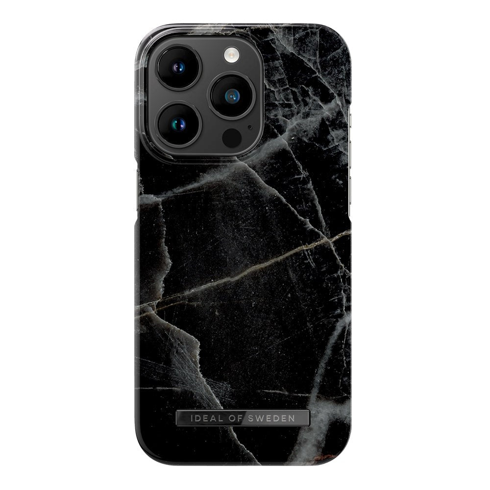 iDeal Of Sweden iPhone 14 Pro Fashion Deksel - MagSafe-Kompatibel - Black Thunder Marble