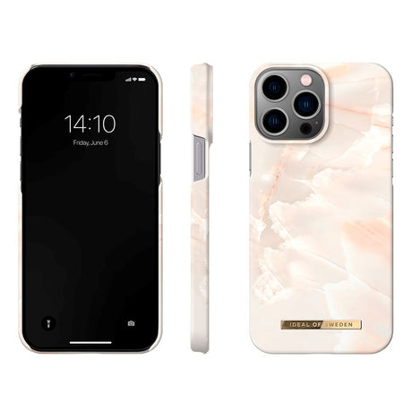 iDeal Of Sweden iPhone 14 Pro Max Fashion Deksel - Rose Pearl Marble