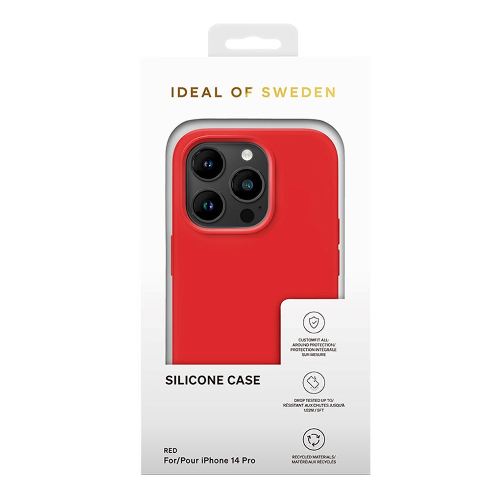 iDeal Of Sweden iPhone 14 Pro Silikon Deksel - Red