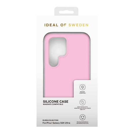 Samsung Galaxy S24 Ultra iDeal Of Sweden Silicone Deksel - MagSafe Kompatibel - Bubblegum Pink