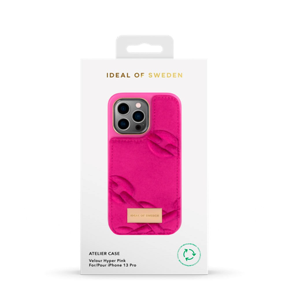 iDeal Of Sweden iPhone 13 Pro Fashion Deksel Atelier - Velour Hyper Pink