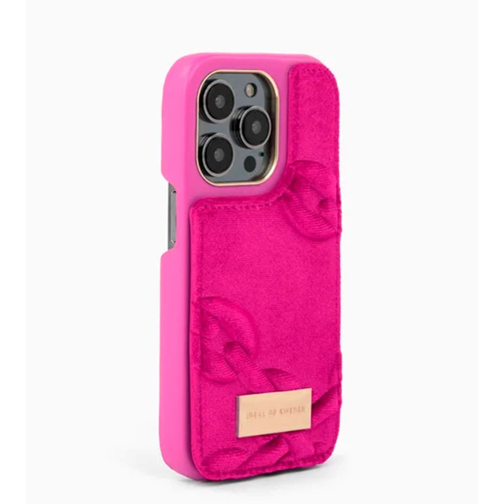 iDeal Of Sweden iPhone 14 Pro Fashion Deksel Atelier - Velour Hyper Pink