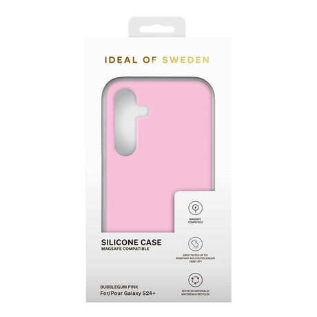 Samsung Galaxy S24+ (Plus) iDeal Of Sweden Silicone Deksel - MagSafe Kompatibel - Bubblegum Pink