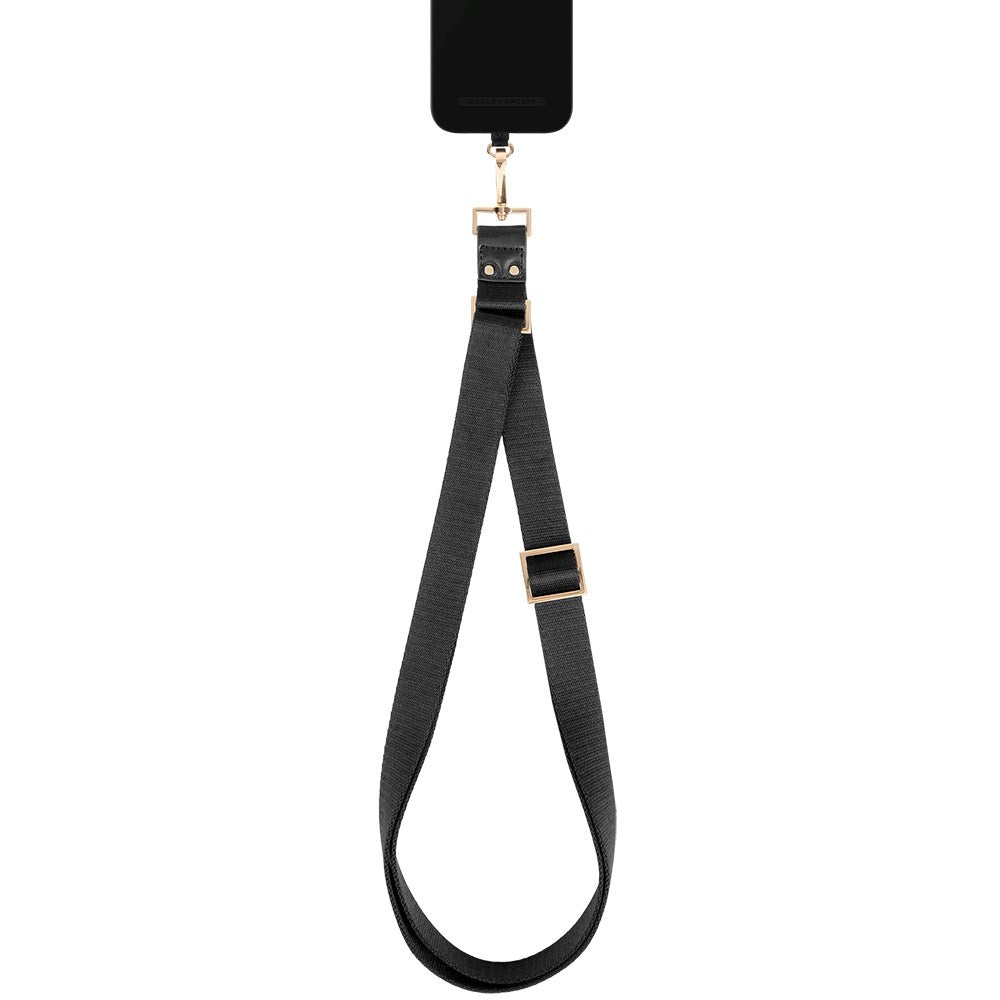 iDeal Of Sweden Webbing Lanyard Stropp til Mobil - Black Gold