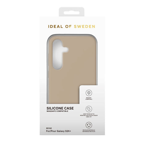 Samsung Galaxy S24+ (Plus) iDeal Of Sweden Silicone Deksel - MagSafe Kompatibel - Beige