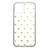 iPhone 12 / 12 Pro iDeal Of Sweden Clear Deksel - Golden Hearts