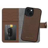 iDeal Of Sweden iPhone 15 Magnet Wallet+ Deksel - Brun